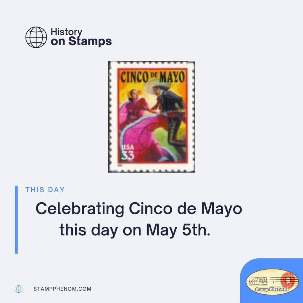 This Day on May 5: Exploring the Mexican Culture Through Stamps
