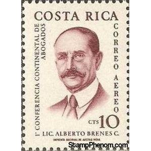 Costa Rica 1961 Alberto Brenes C.-Stamps-Costa Rica-Mint-StampPhenom