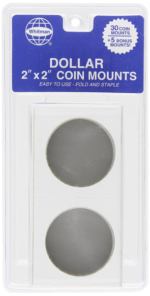 Whitman Dollar 2 x 2 Coin Mounts, 35 Count