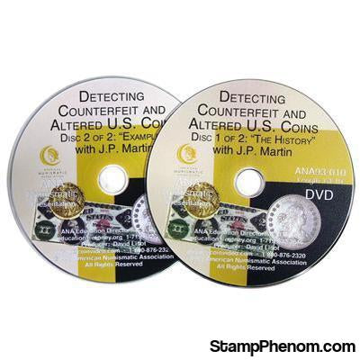 Detecting Counterfeit and Altered U.S. Coins-Coin DVD's and Software-Advision-StampPhenom