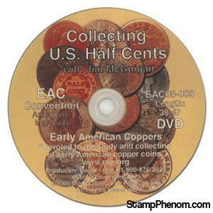 Collecting U.S. Half Cents-Coin DVD's and Software-Advision-StampPhenom