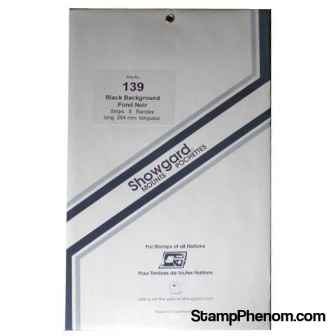 139 Showgard Strips Accomodation Range 264mm (Black)-Mounts & Cutters-Showgard-StampPhenom