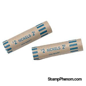 Preformed Nickel Tube Coin Wrappers - Nested-Coin Wrappers & Tools-MMF-StampPhenom