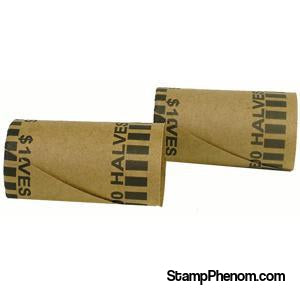 Preformed Half Dollar Tube Coin Wrappers - Nested-Coin Wrappers & Tools-MMF-StampPhenom