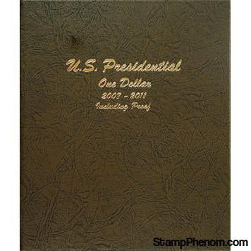 Presidential Coins 2007-2011 Vol 1, P&D with proof-Coin Albums-Dansco-StampPhenom