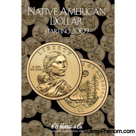 Native American Dollar Starting 2009-HE Harris Folders-HE Harris & Co-StampPhenom