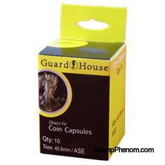 American Silver Eagle (40.6mm) Direct-Fit Coin Capsules - 10 Pack-Guardhouse Coin Capsules-Guardhouse-StampPhenom