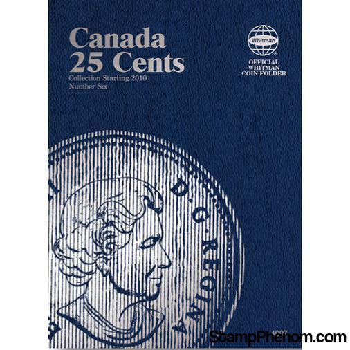 Canadian 25 Cents Vol. VI 2010-Whitman Folders-Whitman-StampPhenom