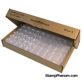 Nickel size bulk 21.2mm Direct-Fit Guardhouse holders. 250 count box.-Guardhouse Coin Capsules-Guardhouse-StampPhenom