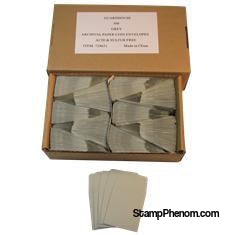 Paper Coin Envelope, Grey - Qty: 500-Paper Coin Envelopes-Guardhouse-StampPhenom