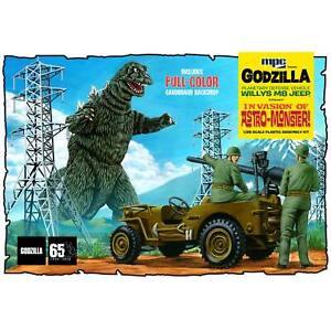 MPC 1/25 Godzilla Army Jeep MPC882 Plastics Car/Truck 1/24-1/25