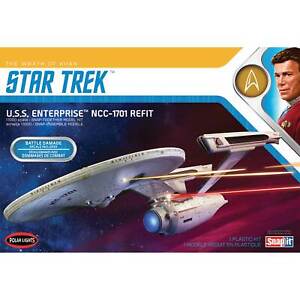 Polar Lights 1/1000 Star Trek USS Enterprise Refit Wrath Khan PLL974M Plastic