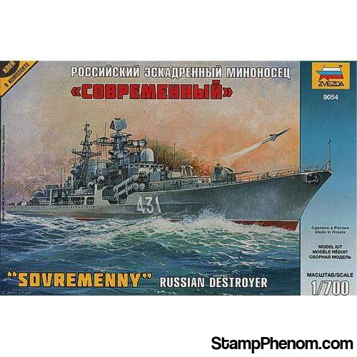 Zvezda - Russian Sovremeny Destroyer 1:700-Model Kits-ZveZda-StampPhenom