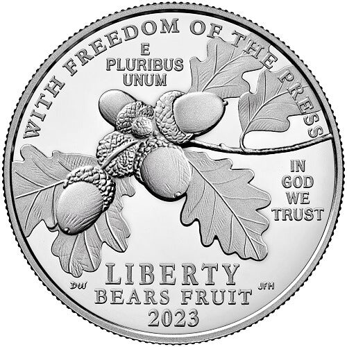United States Mint Announces Release of Third Coin in Platinum Proof Series Celebrating Five Freedoms of the First Amendment