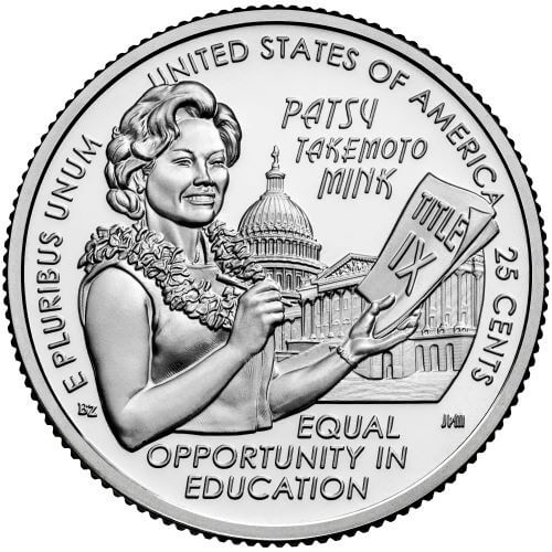 United States Mint Begins Shipping 2024 American Women Quarters™ Celebrating the Honorable Patsy Takemoto Mink on March 25