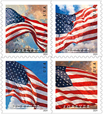 USPS Releases the 2024 U.S Flag stamps