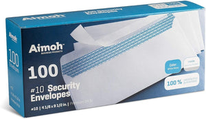 #10 Security Tinted Self-Seal 100 Count Envelopes**Lightning Deal**