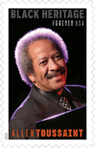 New USA Stamp Release! USPS Stamps Its Approval on Allen Toussaint’s Musical Legacy with 48th Black Heritage Stamp