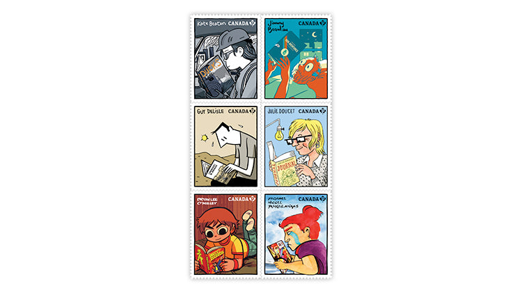 Canada Post Advances Its Esteemed Series on Graphic Novelist Craftsmanship