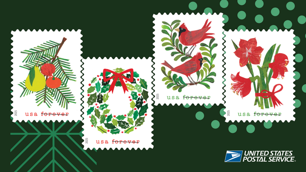 Holiday Stamps Deliver Cheer