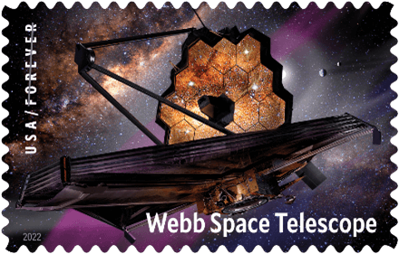 U.S. Postal Service Issues James Webb Space Telescope Stamp