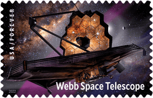 U.S. Postal Service Issues James Webb Space Telescope Stamp