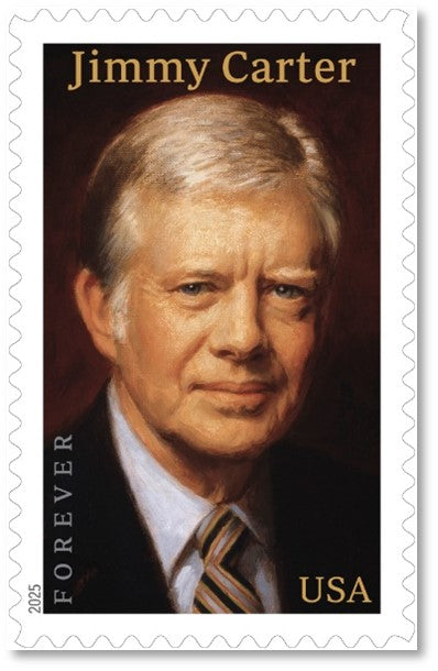 U.S. Postal Service Reveals New Forever Stamp Design Honoring Former President Jimmy Carter