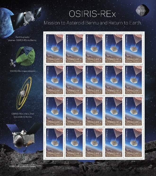 OSIRIS-REx Lands in Your Post Office