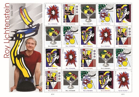 U.S. Postal Service Honors Roy Lichtenstein’s Pop Art on New Forever Stamps
