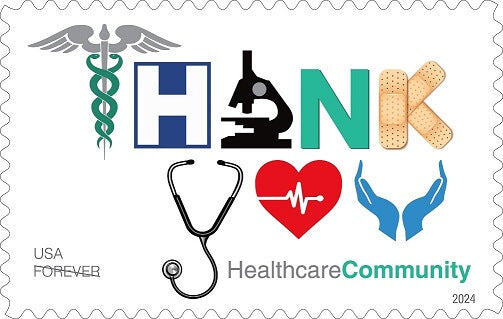 USPS Releases the 2024 Thank You Healthcare Community Stamp