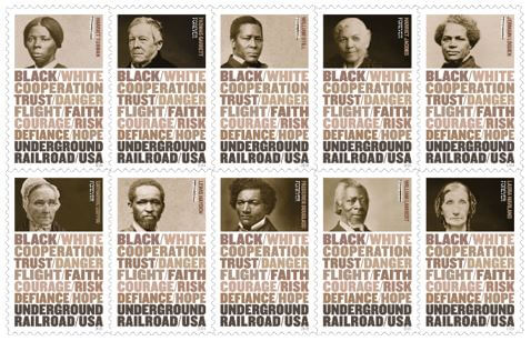 U.S. Postal Service Pays Homage to Heroes of the Underground Railroad With New Forever Stamps