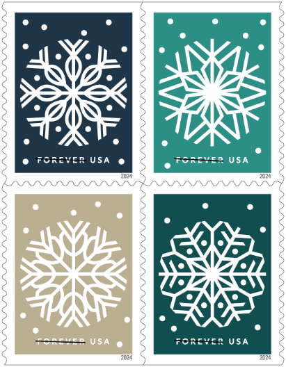 USPS Releases the 2024 Flurry of Winter Whimsy stamps