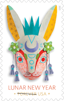 Lunar New Year Forever Stamp Highlights Year of the Rabbit