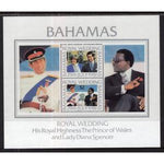 Bahamas 491a Royal Wedding Souvenir Sheet MNH VF