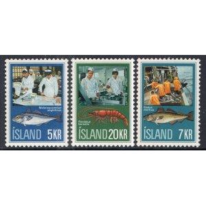 Iceland 435-437 MNH VF