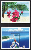 Maldive Islands 2467-2468 Orchids Souvenir Sheets MNH VF