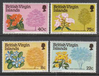 British Virgin Islands 338-341 Flowers MNH VF