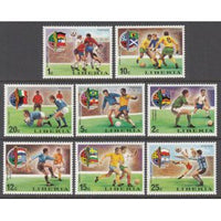 Liberia 675-682 Soccer MNH VF