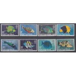 British Virgin Islands 284a-294a Fish MNH VF