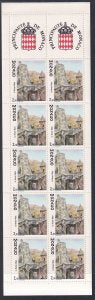 Monaco 1702a Archutecture Booklet MNH VF