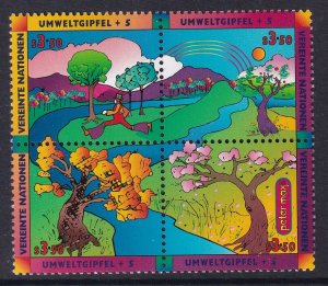 UN Vienna 221 Earth Summit Peter Max MNH VF