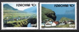 Faroe Islands 250-251 MNH VF