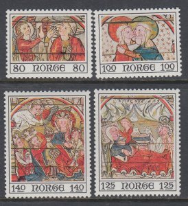 Norway 665-668 MNH VF