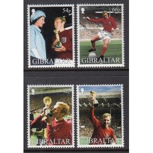 Gibraltar 905-908 Soccer MNH VF