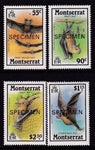 Montserrat 667-670 Fruit Bats Specimens MNH VF