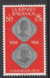 Guernsey 201 Coins on Stamps MNH VF