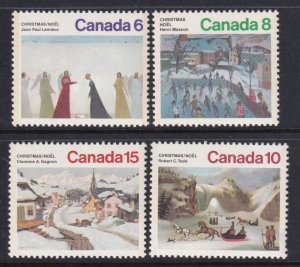 Canada 650-653 Christmas MNH VF