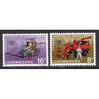 Luxembourg 687-688 Fire Engines MNH VF