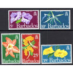 Barbados 348-352 Flowers MNH VF