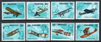 Rwanda 885-892 Airplanes MNH VF